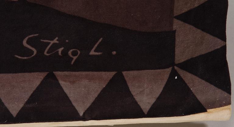 TEXTIL. "Livets Träd". Stig Lindberg för NK, Nordiska Kompaniet i Stockholm.