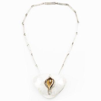 Bernd Janusch, a necklace, silver, Stockholm 1983.