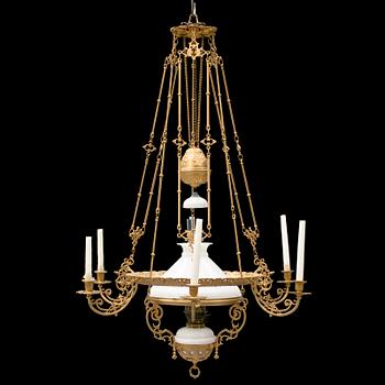 A late 19th century chandelier.