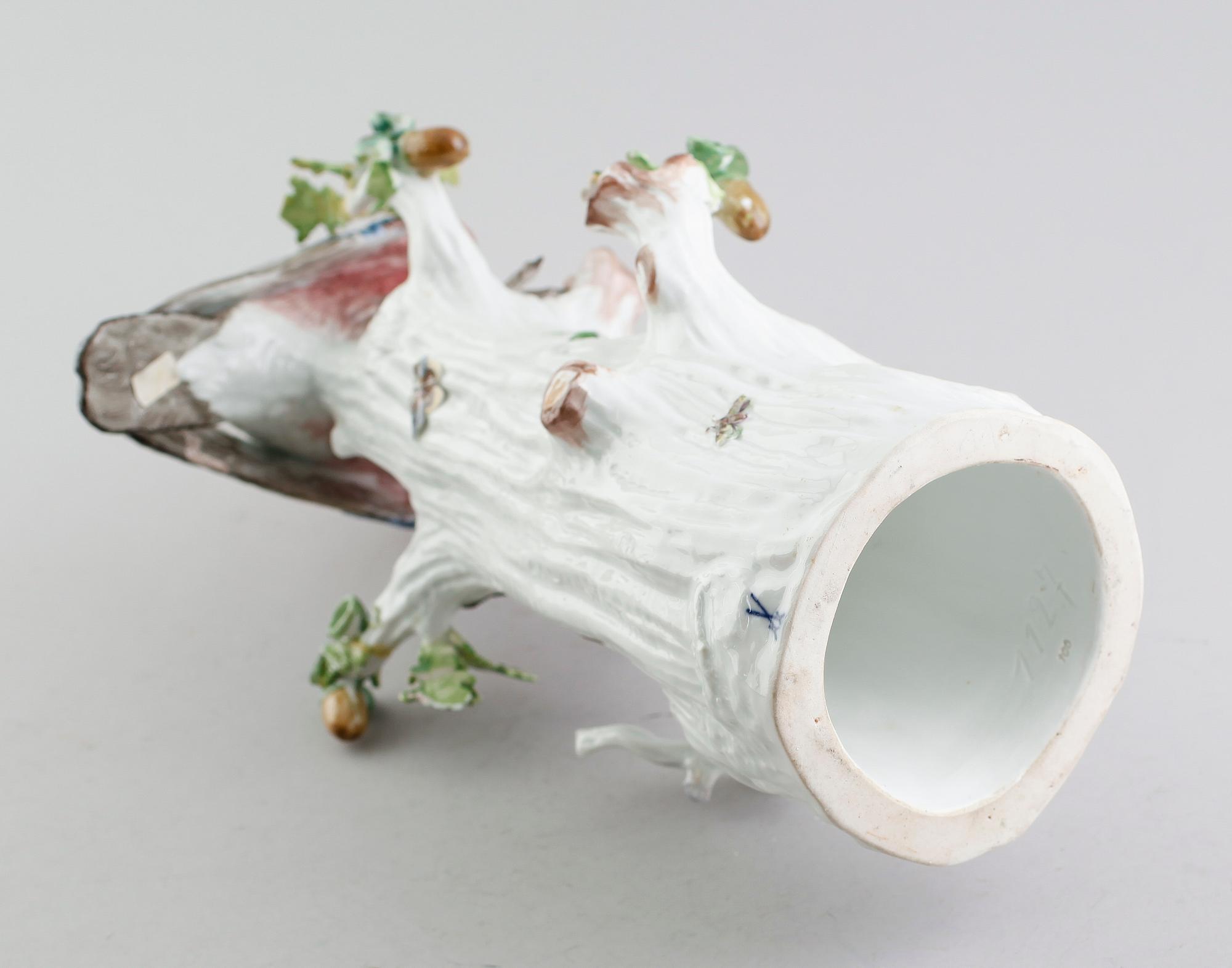 FIGURIN, porslin, Meissen, sannolikt 1800-tal.