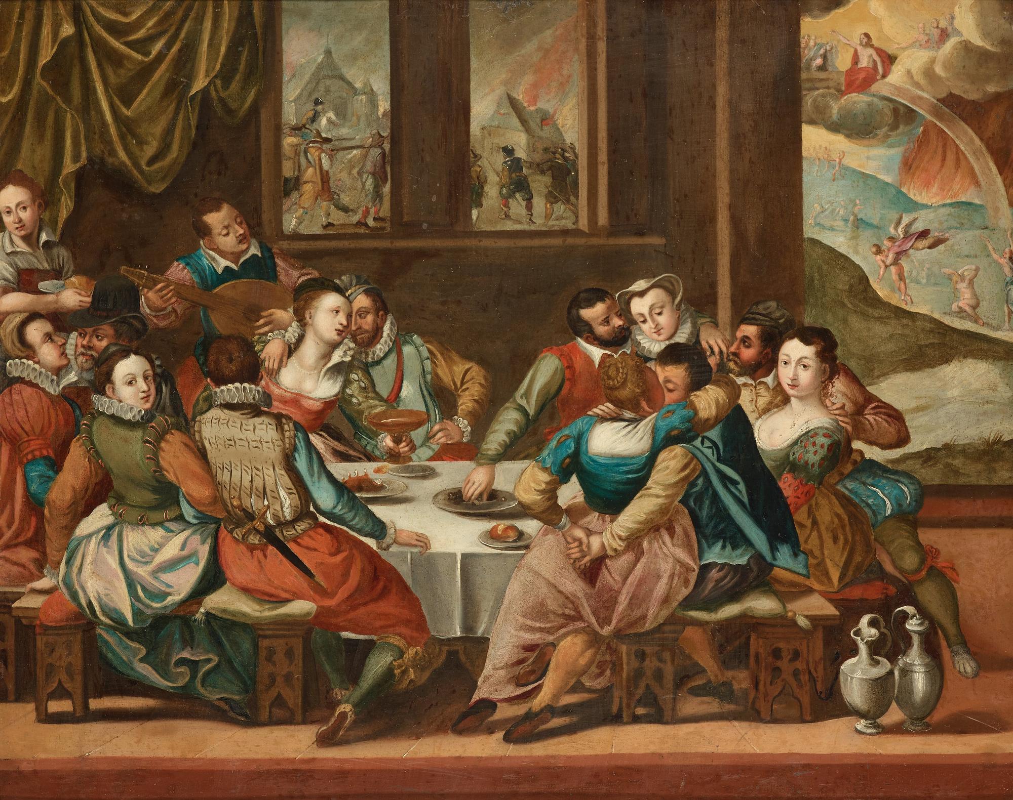 Dirck Barendsz Hans krets, Människan väntandes på den Yttersta domen.