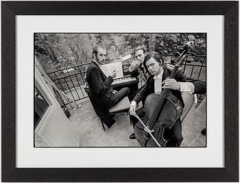 CARL JOHAN DE GEER, photograph signed and numbered 1/3 on the back of the frame.