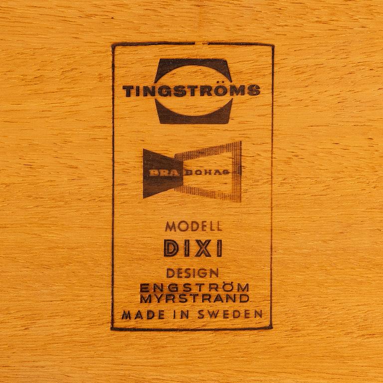 Sven Engström & Gunnar Myrstrand, sängbord, ett par, "Dixi", Tingströms, 1900-talets andra hälft.