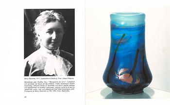 Betzy Ählström, an Art Nouveau cameo glass vase, Reijmyre glassworks Sweden 1902, Nr 65.