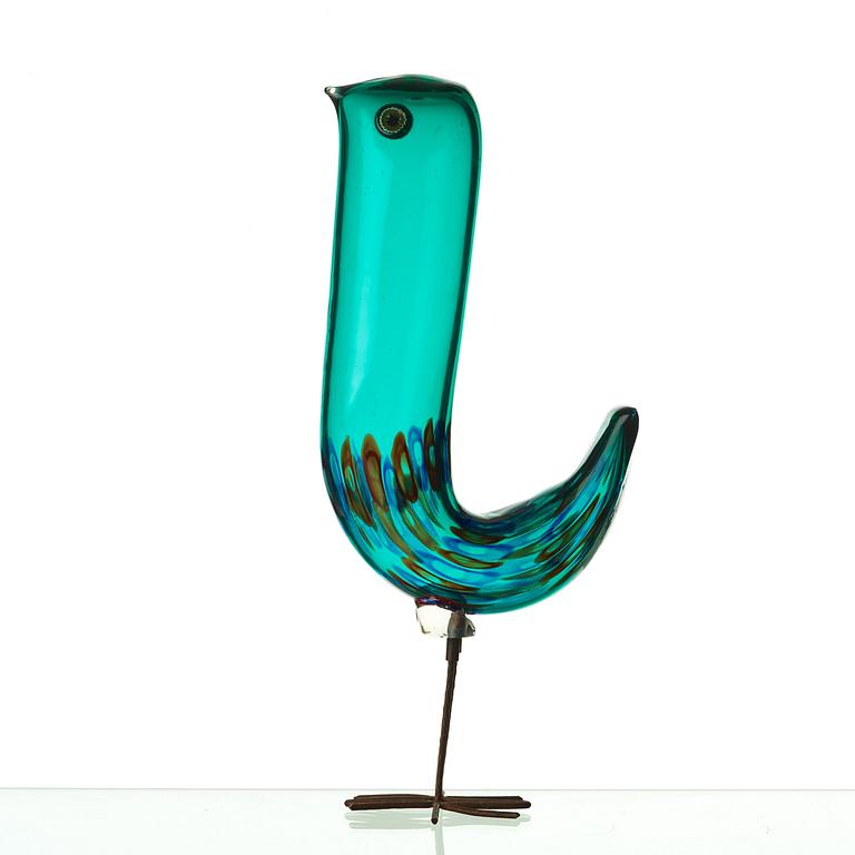 Alessandro Pianon, a 'Pulcino' glass bird, Vistosi, Italy 1960's.