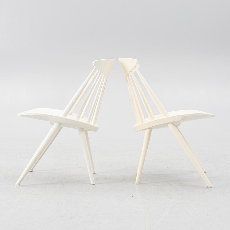 Gillis Lundgren, a pair of 'Jo' chairs, IKEA, 1960's.