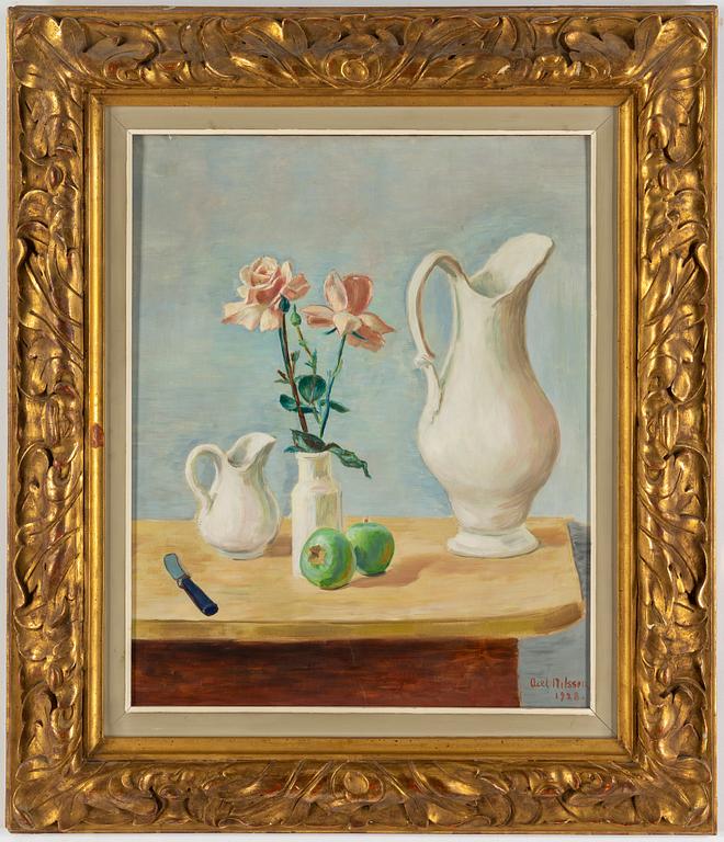 AXEL NILSSON, oil on canvas, signed and dated 1928.