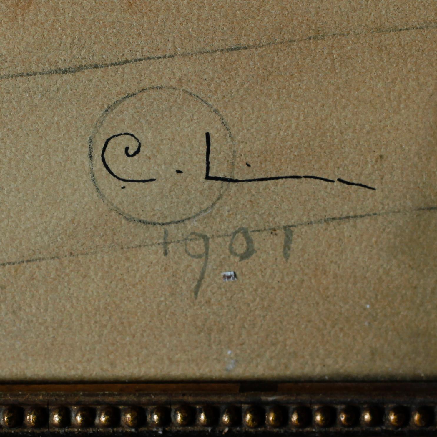 CARL LARSSON, efter, litografiskt tryck, 1900-talets första hälft.