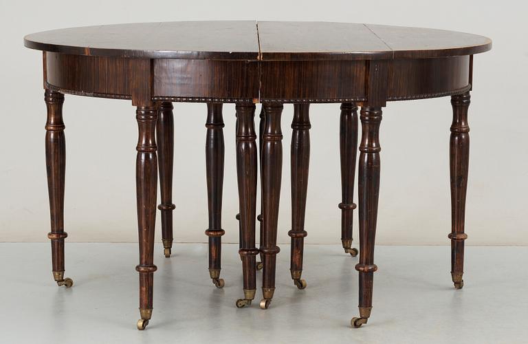 MATSALSBORD, senempire, 1800-talets mitt.