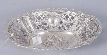 GALLERSKÅL, silver, 1900-tal.