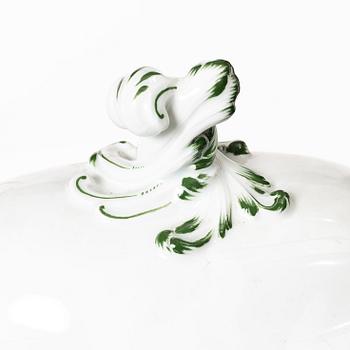 An 187-piece 'Weinlaub' porcelain dinner and coffee service, Meissen, Germany.