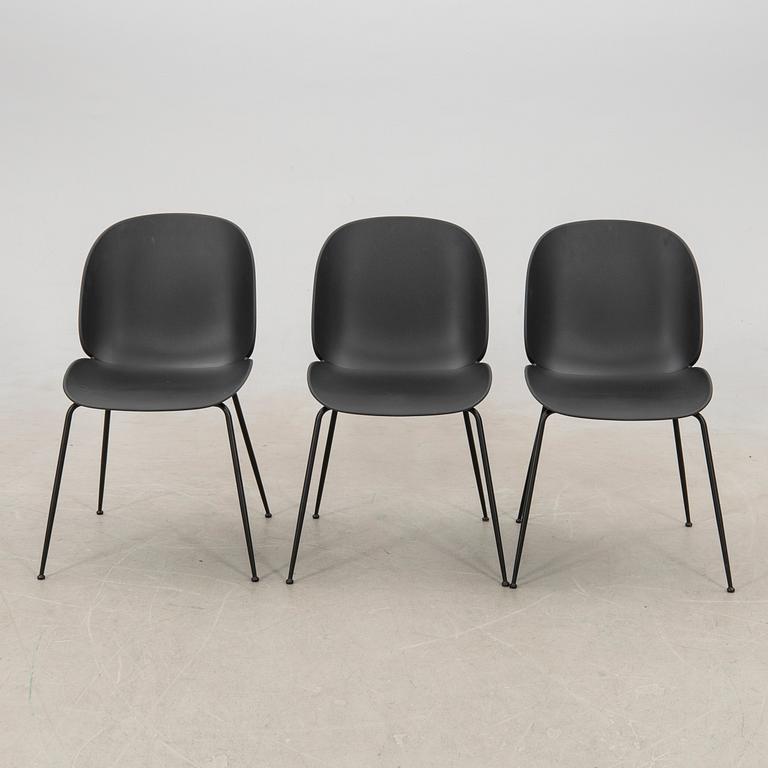 GamFratesi, chairs, 6 pcs "Beetle Dining Chair" for Gubi Denmark 2000s.