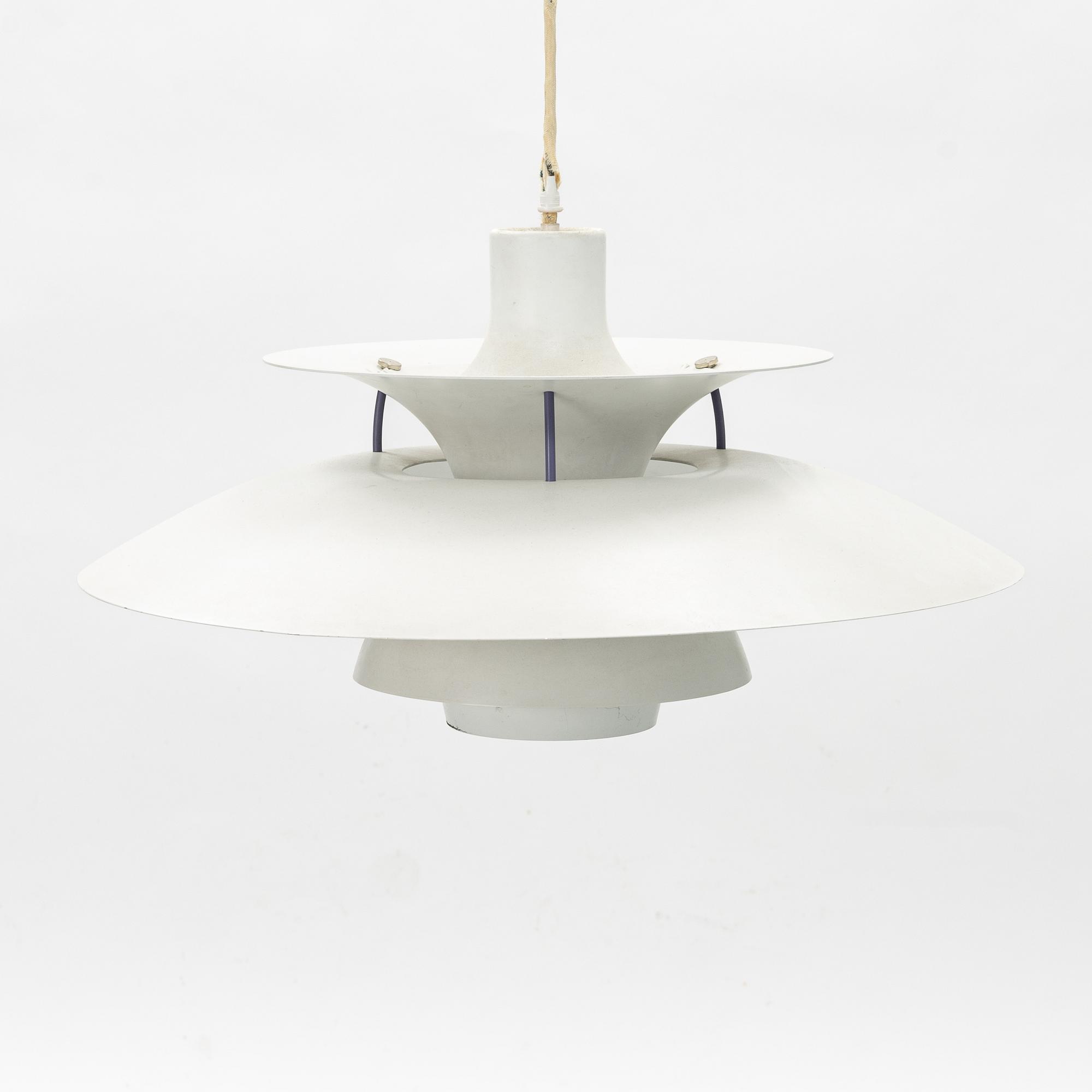 Poul Henningsen, a 'PH 5' ceiling light, Louis Poulsen, Denmark.