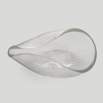 Tapio Wirkkala, konstglas, modell 3342, signerad Tapio Wirkkala Iittala.