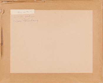 Håkan Brunberg, sekatekniikka paperille, signeerattu.