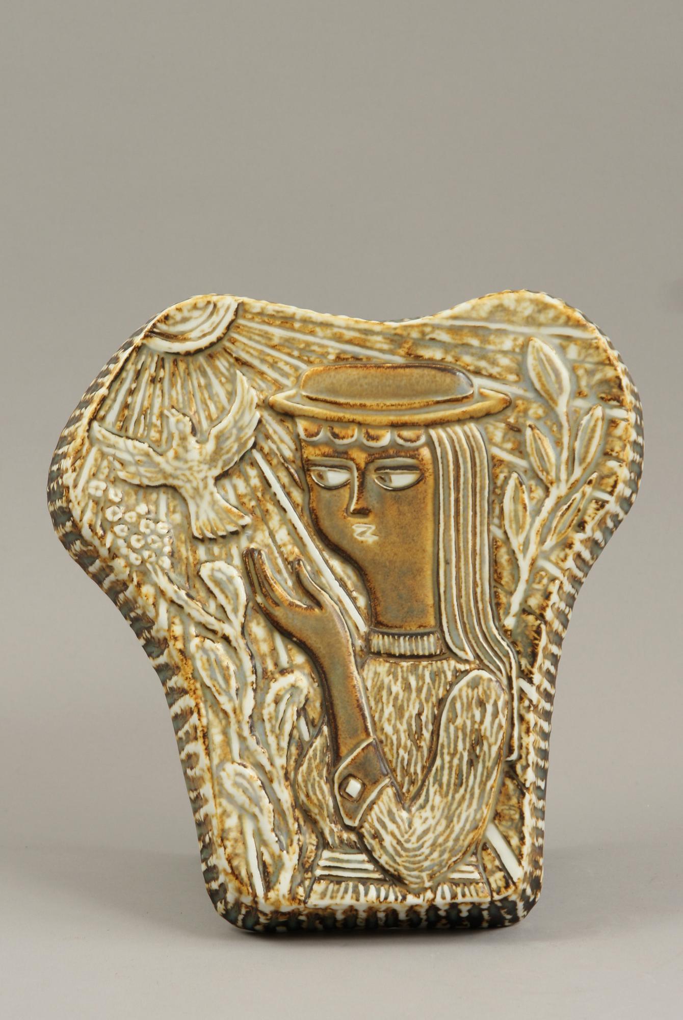 RELIEF, keramik, Gunnar Nylund, Rörstrand.