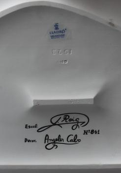 FIGURIN, porslin, Lladro. Märkt No. 841. Tillverkningsår 1991.