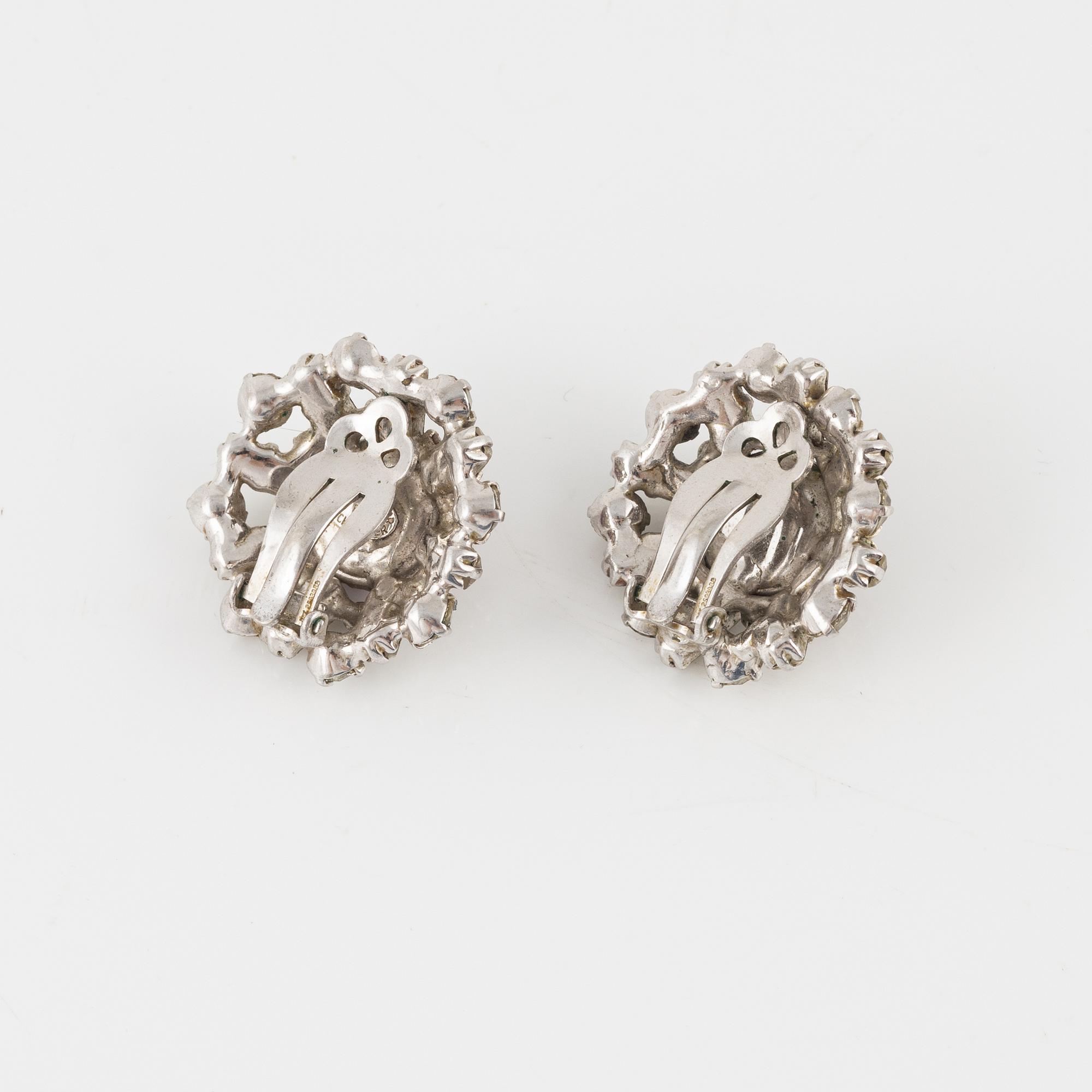 Christian Dior, earrings, Mitchel Maer, 1952-1956.