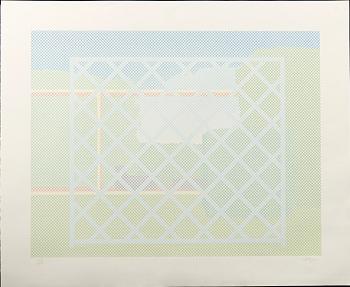 WILLIAM TILLYER, 4 st, färglitografi/etsning, samtliga signerade med blyerts och numrerade 50/90, 56/90, 58/100, 66/90.