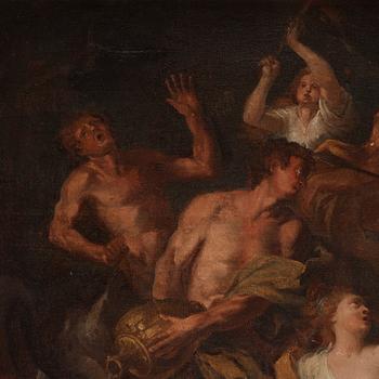 JEAN FRANCOIS DE TROY, hans krets. Uppfordrad duk 92,5 x 129 cm.