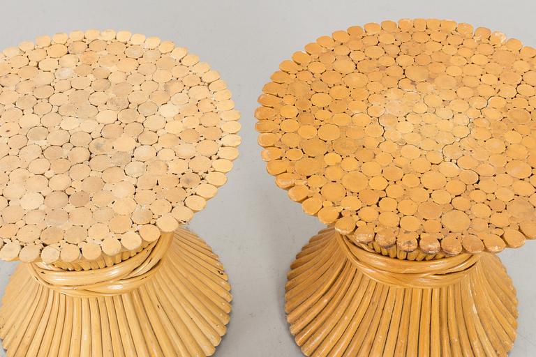 SOFFBORD, bambu, 2 st, McGuire 1900-talets andra hälft.