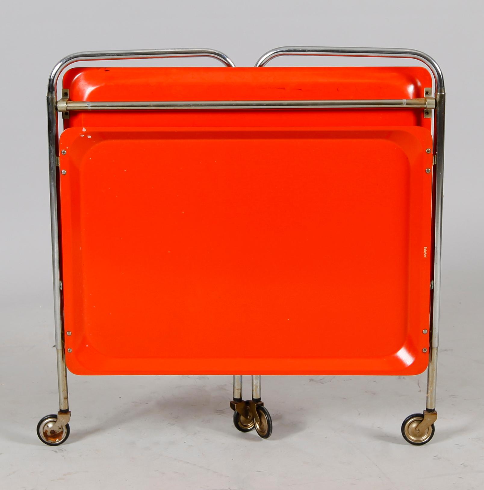 SERVERINGSVAGN, 1960-tal, fällbar.