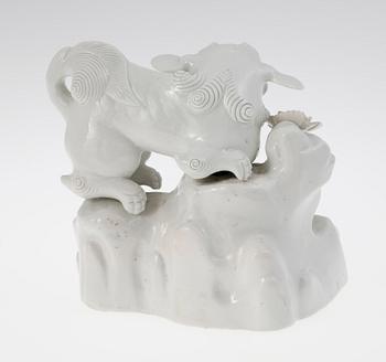 FIGURIN, porslin, Kina, omkring 1800.
