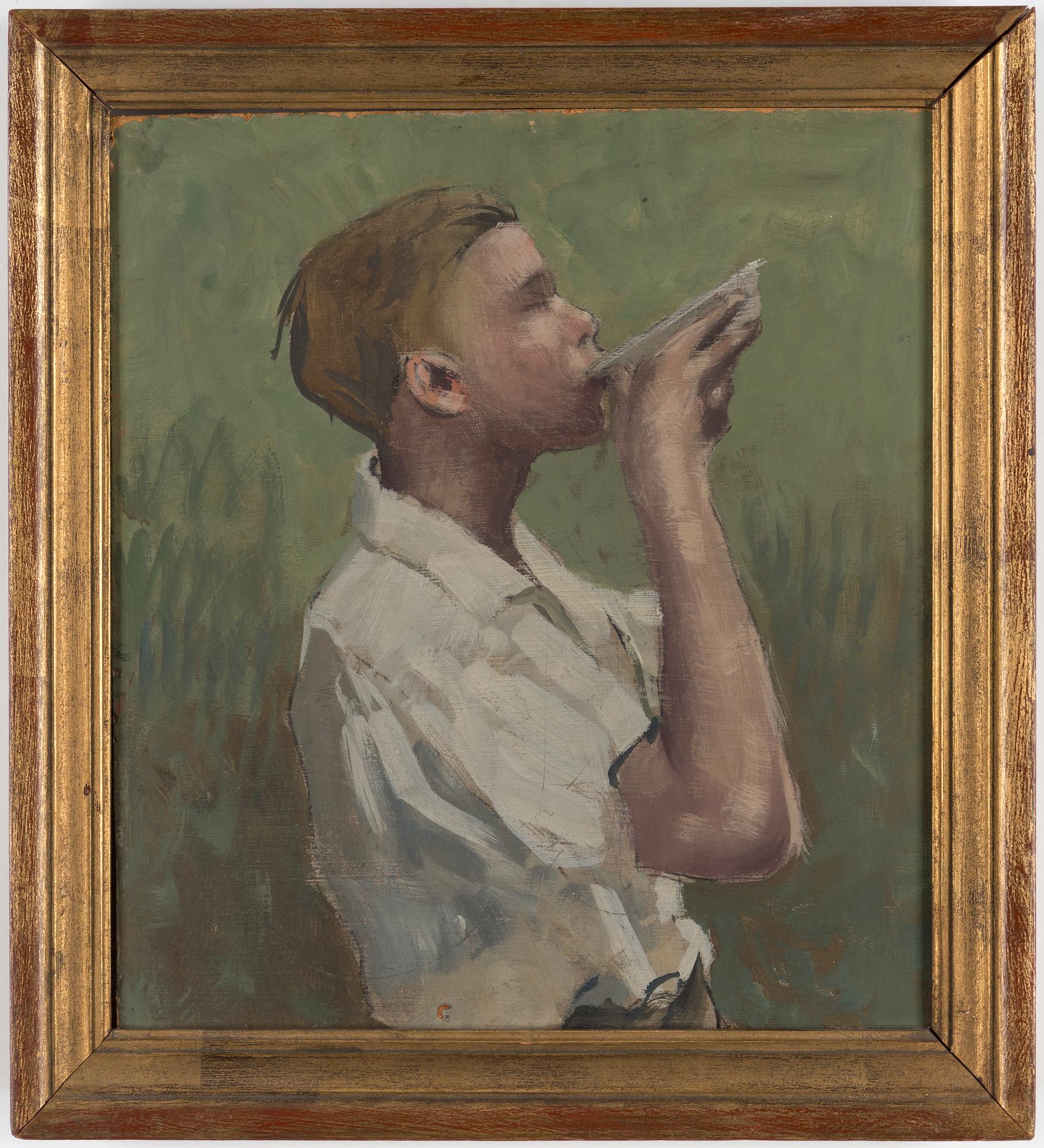 AKKE KUMLIEN, attributed to. Oil on board, unsigned.