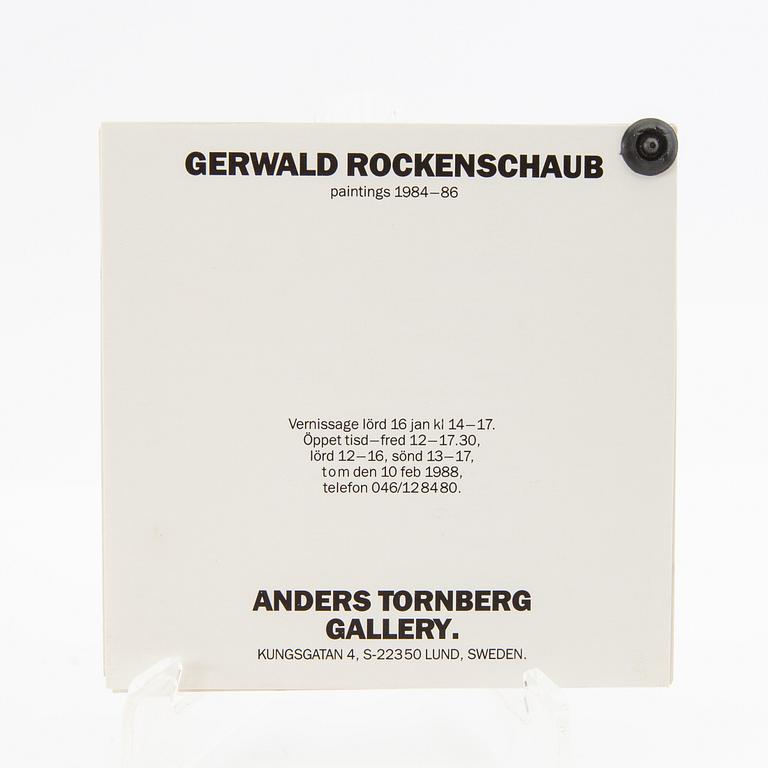 Invitation cards, approx. 130 pcs. Anders Tornberg Gallery.