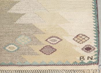 RUG. "Tånga, ljus". Tapestry weave. 226,5 x 163,5 cm. Signed AB MMF BN.