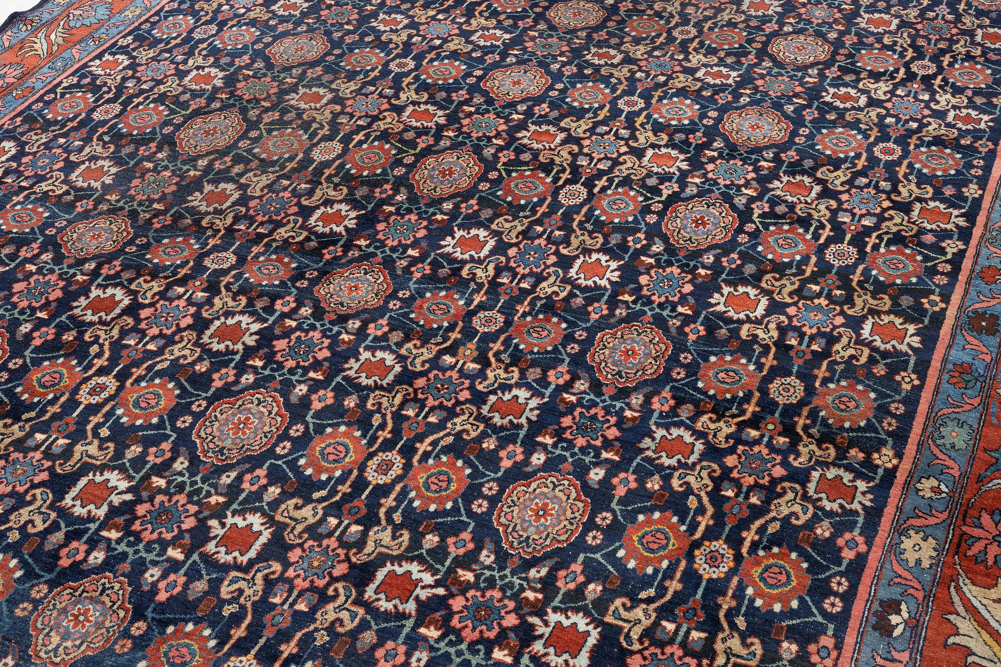 A semi-antique Bidjar carpet, Western Persia, c. 374 x 286 cm.