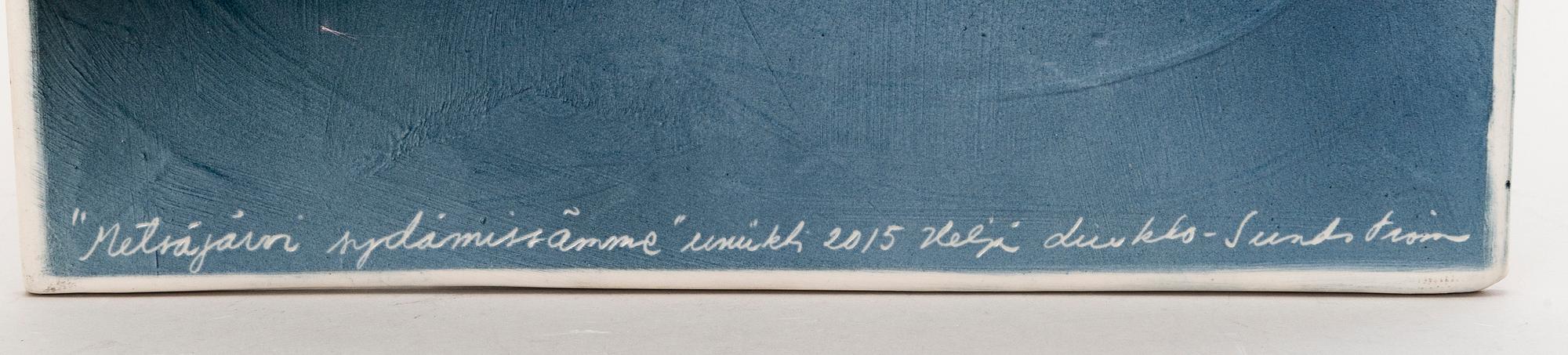 HELJÄ LIUKKO-SUNDSTRÖM, a unique relief, signed Heljä Liukko-Sundström 2015.