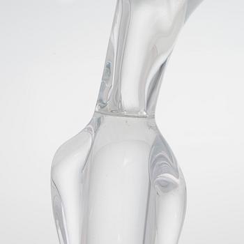 Johannes Rantasalo, a glass sculpture, signed 2008.