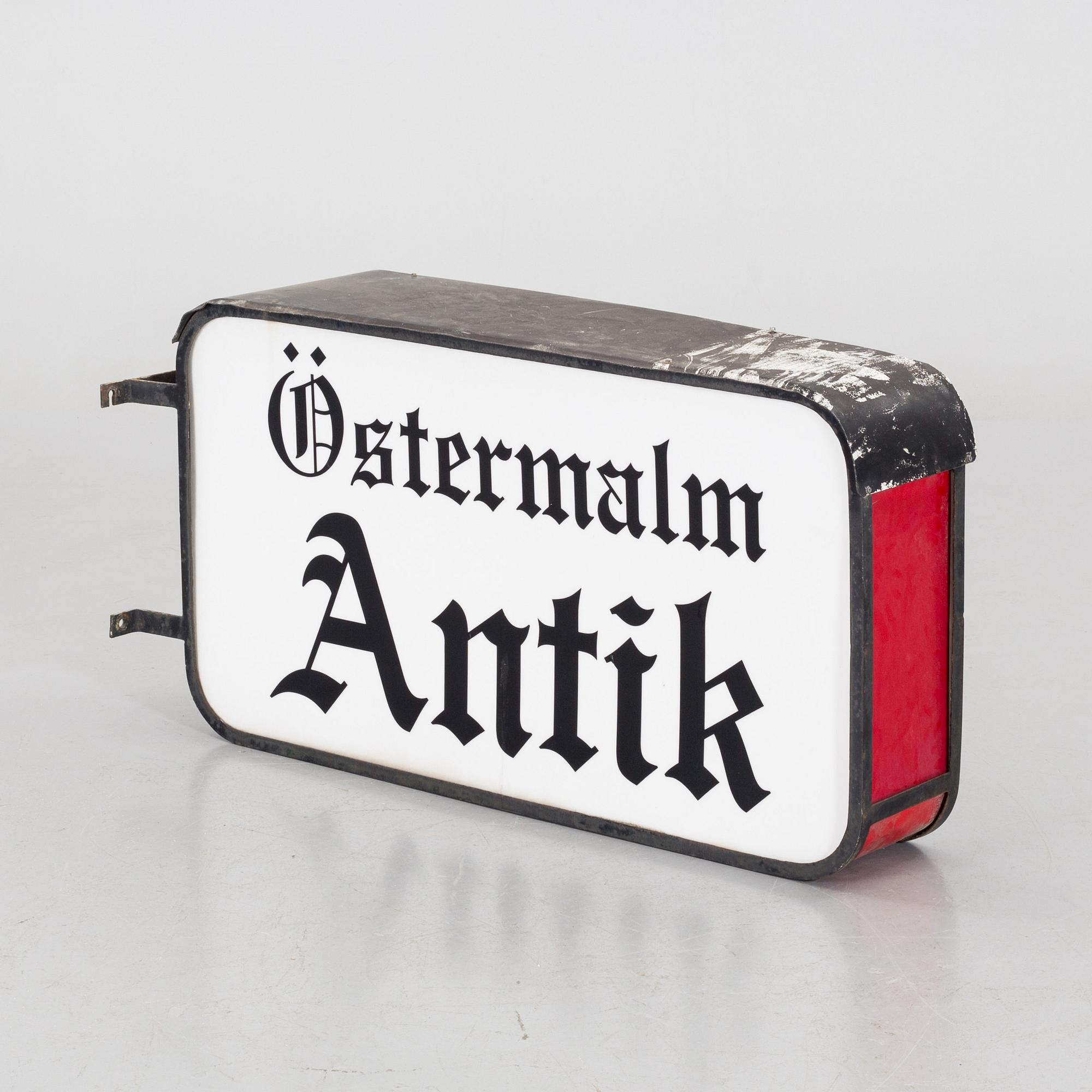 SKYLT / BUTIKSSKYLT, 1960-60-TAL.