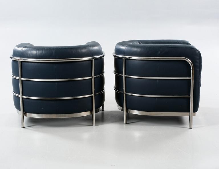 JONATHAN DE PAS, DONATO D URBINO & PAOLO LOMAZOTTI, ett par fåtöljer, "Onda", Zanotta, formgivna 1985.