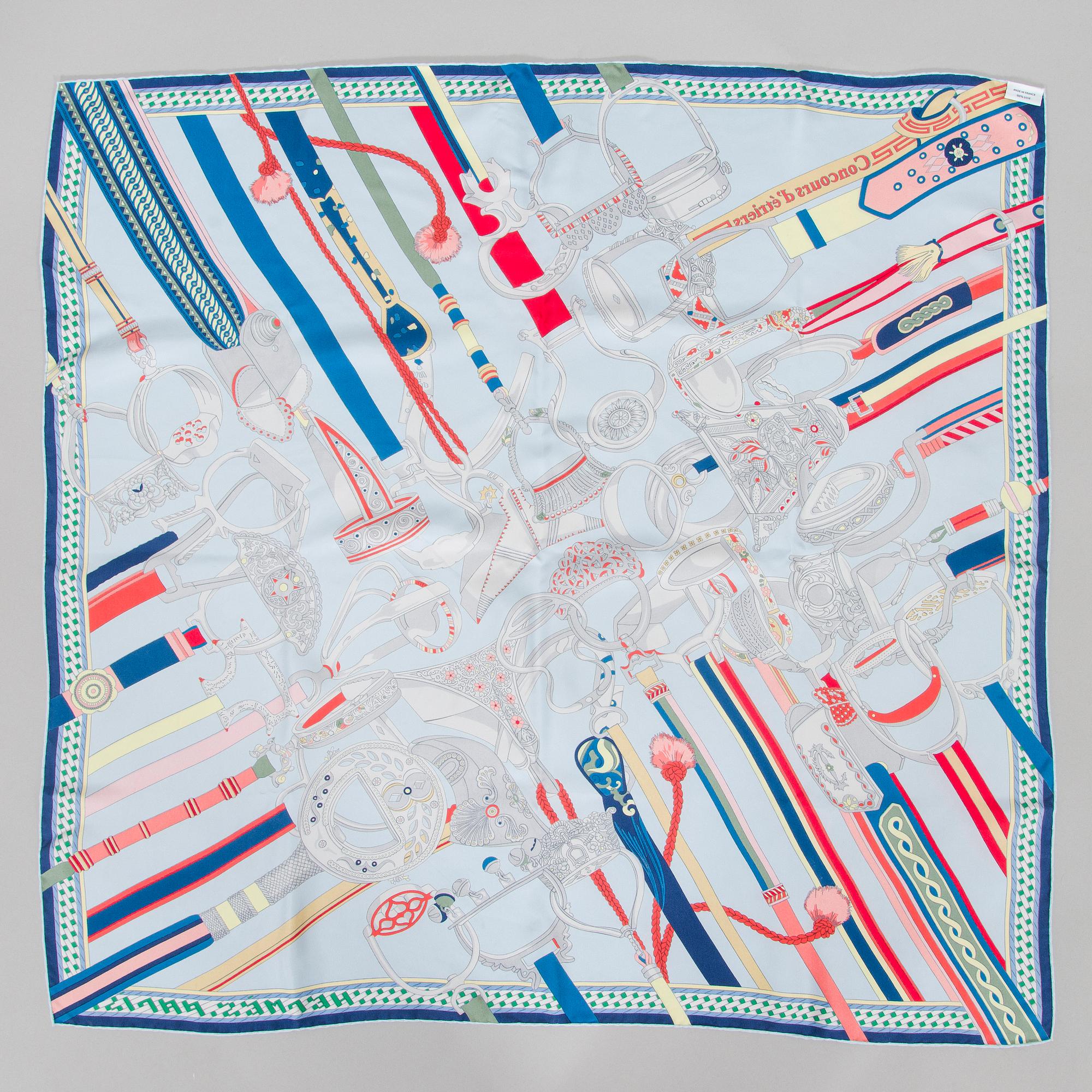 Hermès, scarf, "Concours d'etriers".