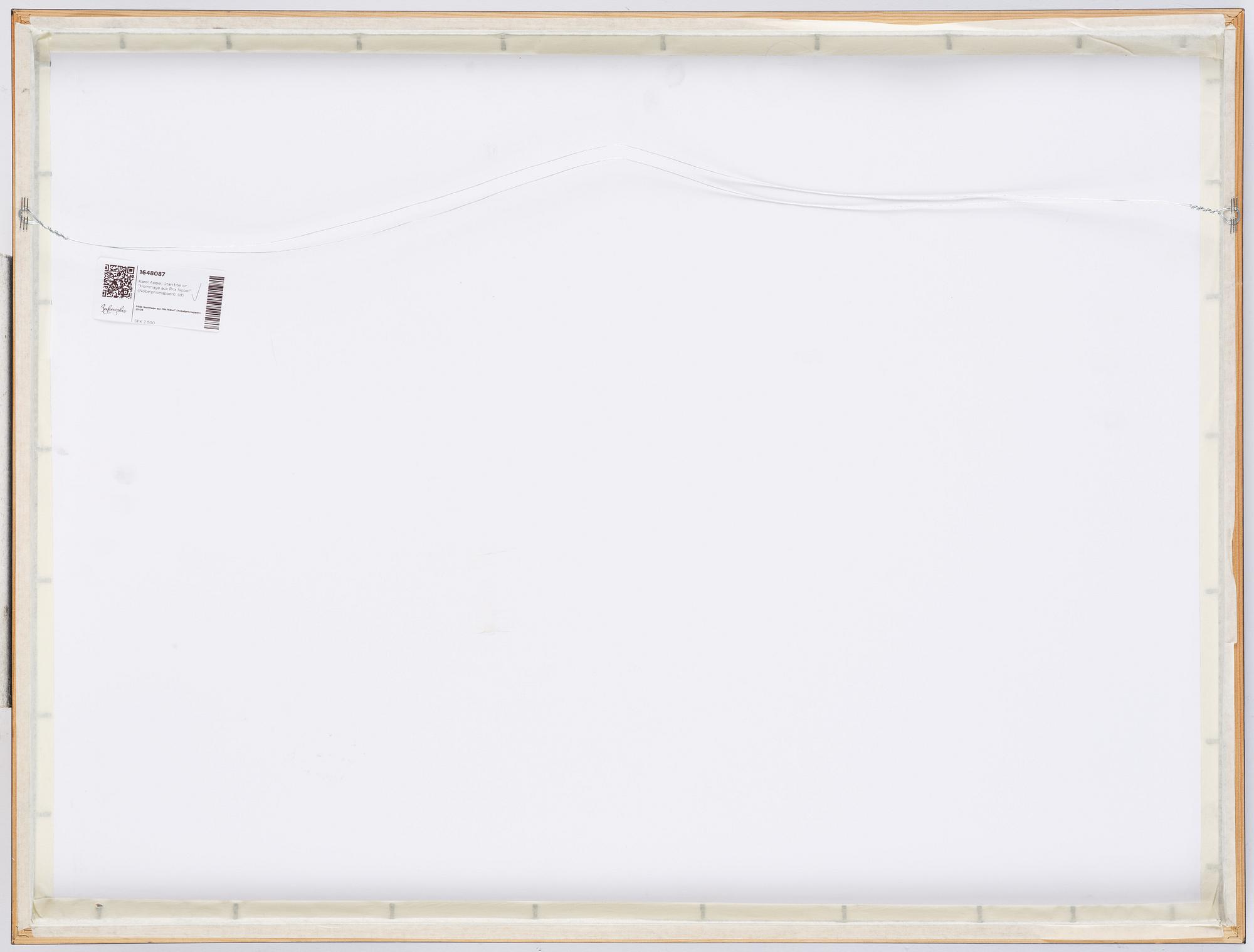 Karel Appel, Untitled from: "Hommage aux Prix Nobel" (The Nobel Prize Portfolio).