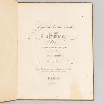 Hand-coloured Italian Costume Plates, 3 vols., c. 1826.