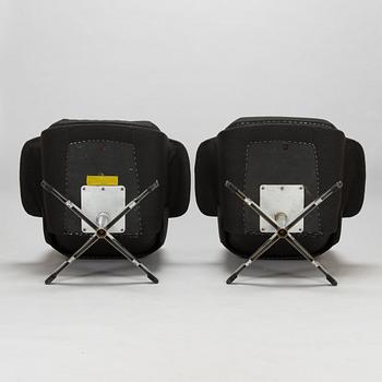 Olli Borg ja Mauri Laatikainen, fåtöljer, ett par, "Rondo", Asko 1960-tal.