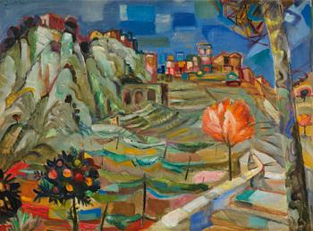 510. Jules Schyl, View from Capri.