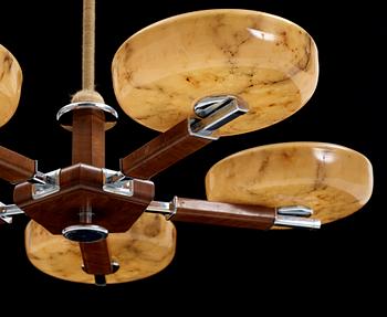 TAKLAMPA, art deco, 1920-30-tal. Höjd ca 46cm.