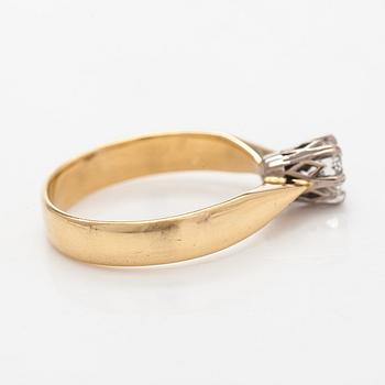 Ring, briljantslipad diamant 0,35 ct, 18K guld, 2007.