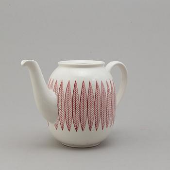 STIG LINDBERG, kaffeservis, 15 delar, porslin, "Salix", Gustavsberg.