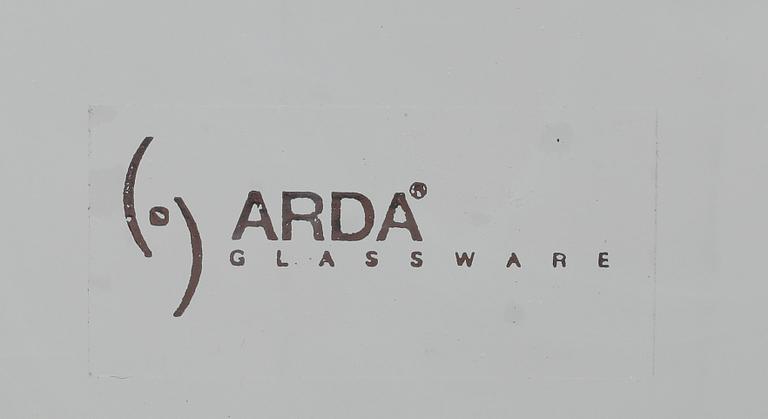 SERVISDELAR, 76 delar, glas, Arda.