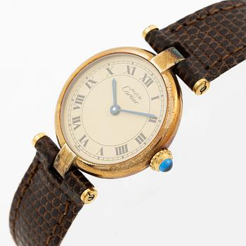 must de Cartier, VLC, wristwatch, 24 mm,