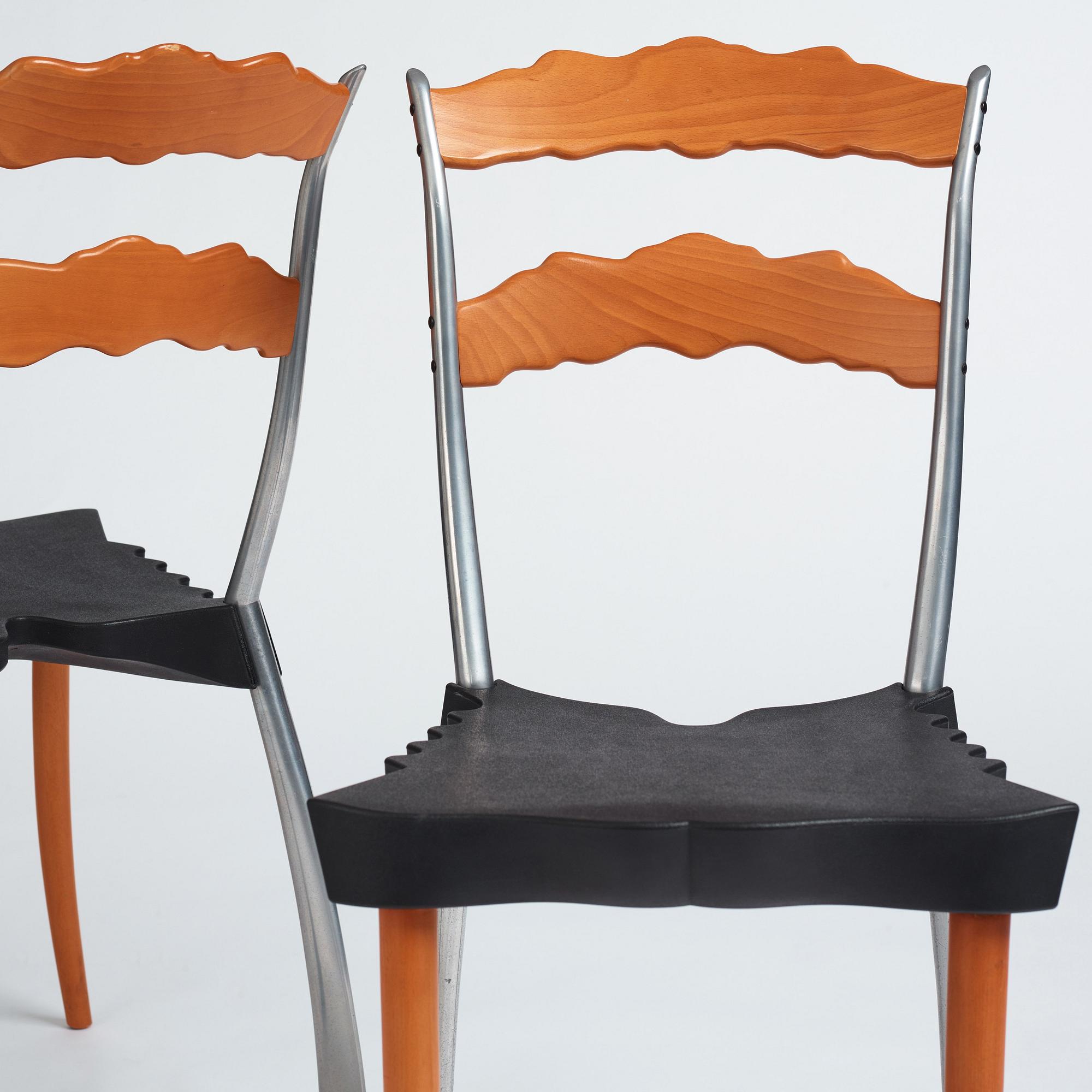 Borek Sipek, 6 "Sedlak" chairs for Vitra, post 1992.