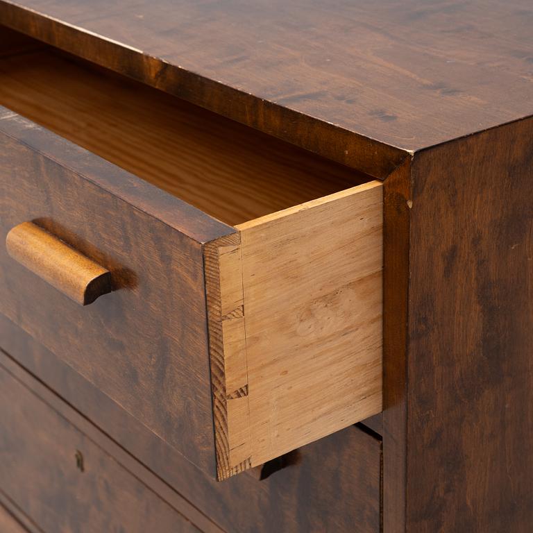 A chest of drawers, 1930's.