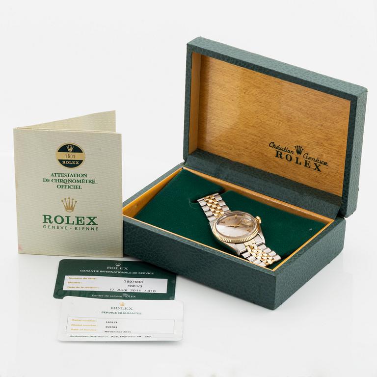 Rolex, Oyster Perpetual, Datejust, "Sigma Dial", wristwatch, 36 mm.