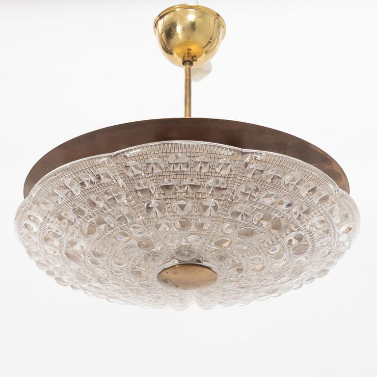 Carl Fagerlund, taklampa, Orrefors, 1900-talets andra hälft.