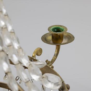 Chandelier, Gustavian style, early 20th century.